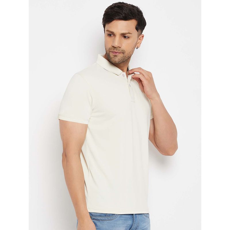 98 Degree North Off White 98 Degree North Men's Polo T-Shirt (L)
