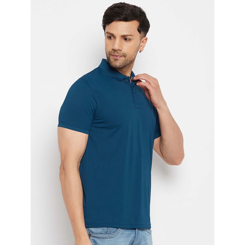 98 Degree North Teal 98 Degree North Men's Polo T-Shirt (M)