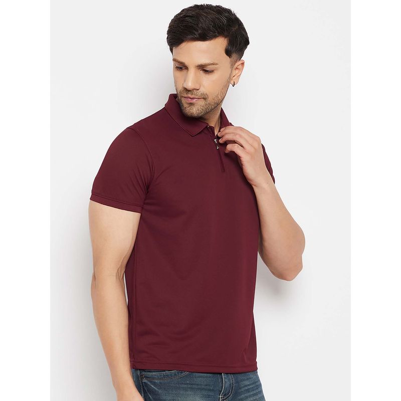 98 Degree North Burgundy 98 Degree North Men's Polo T-Shirt (3XL)