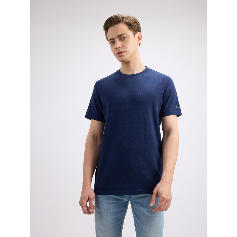 Pepe Jeans Men's Navy Blue T-Shirt (M)