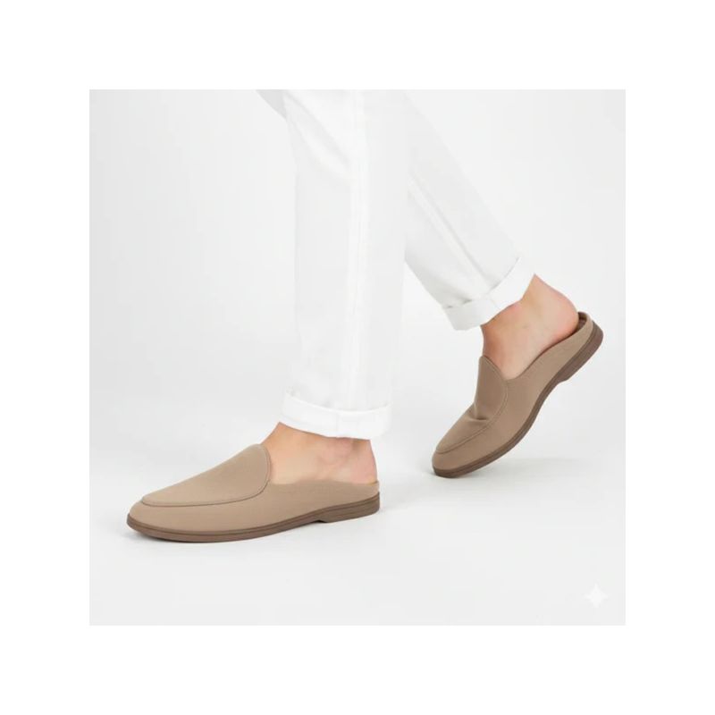 Monkstory Beige Yacht Club Mules (UK 11)