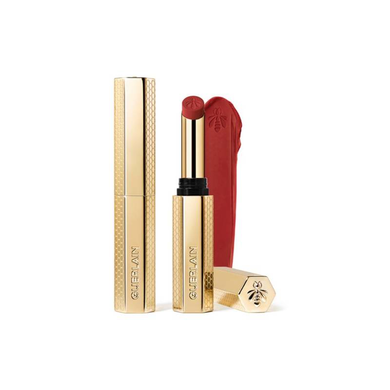 Guerlain Kisskiss Honey-Infused Intense Lipstick - 599 Red Aster