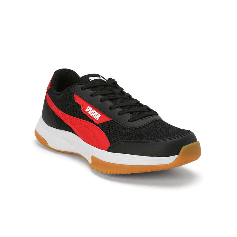 Puma New Casual Shoes Puma Badminton Agile Unisex Black Red