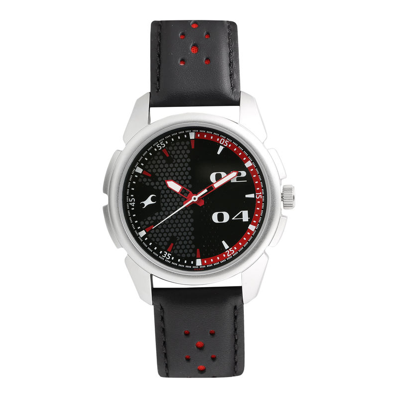 Buy Fastrack NM3124SL05 Black Dial Analog Watch For Men Online