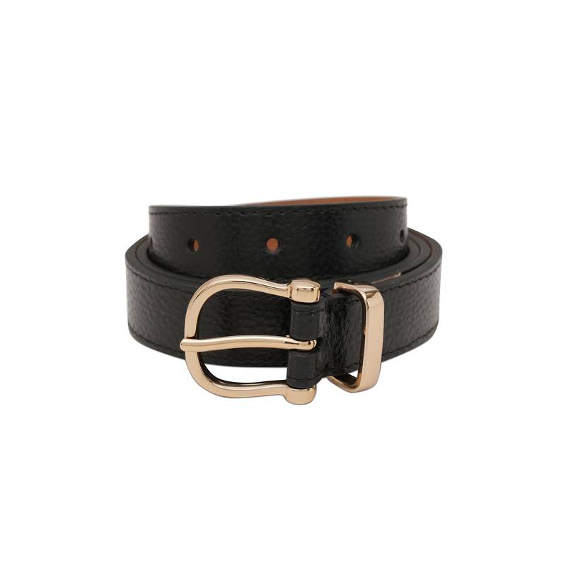 United Colors of Benetton Women Leather Belt Nora Trace - Black (S)