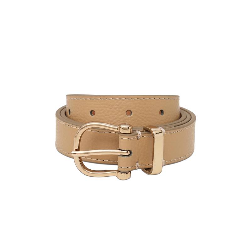 United Colors of Benetton Women Leather Belt Nora Trace - Beige (S)