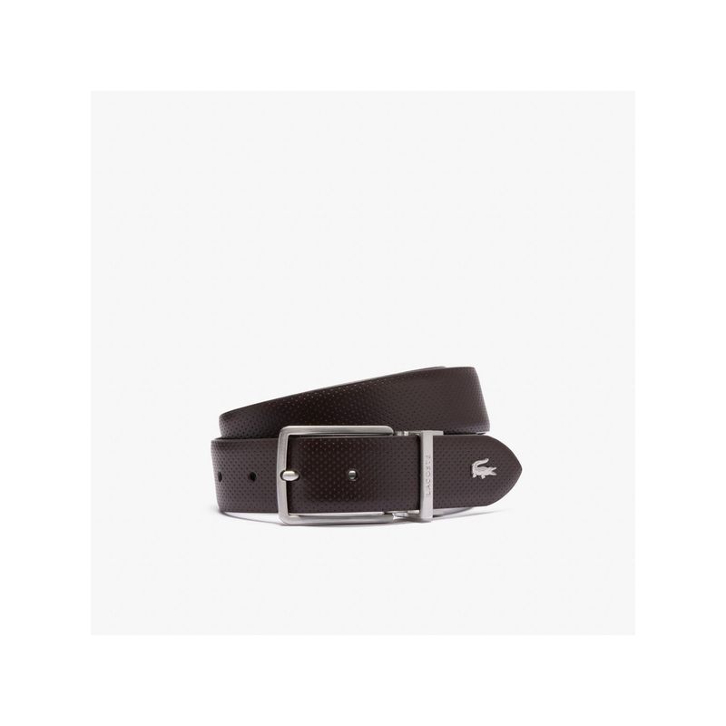 Lacoste Brown Reversible Leather Belt (36)