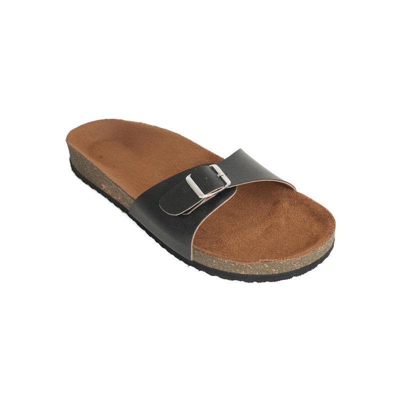 MOZAFIA Womens Black Sandals (EURO 37)