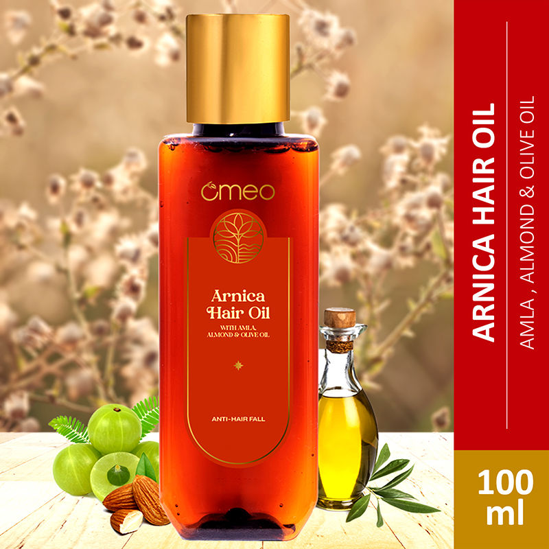 Omeo Arnica Hair Oil With Amla & Almond Oil Extract - Anti Hairfall, Prevents Hair Fall & Promotes Hair Growth