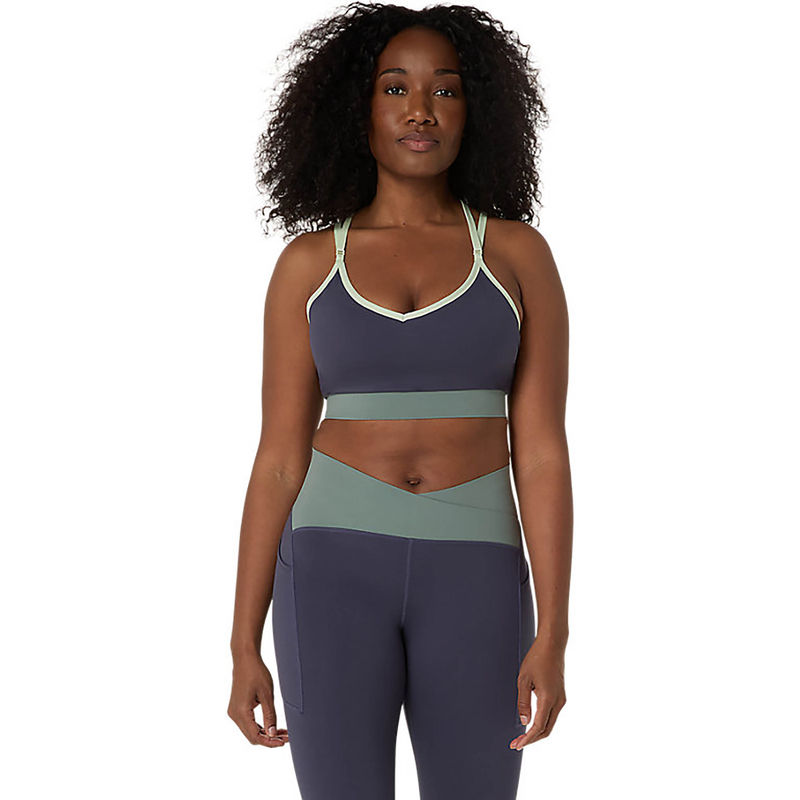 ASICS Indigo Fog Nagino Flex Strappy Bra (XS)