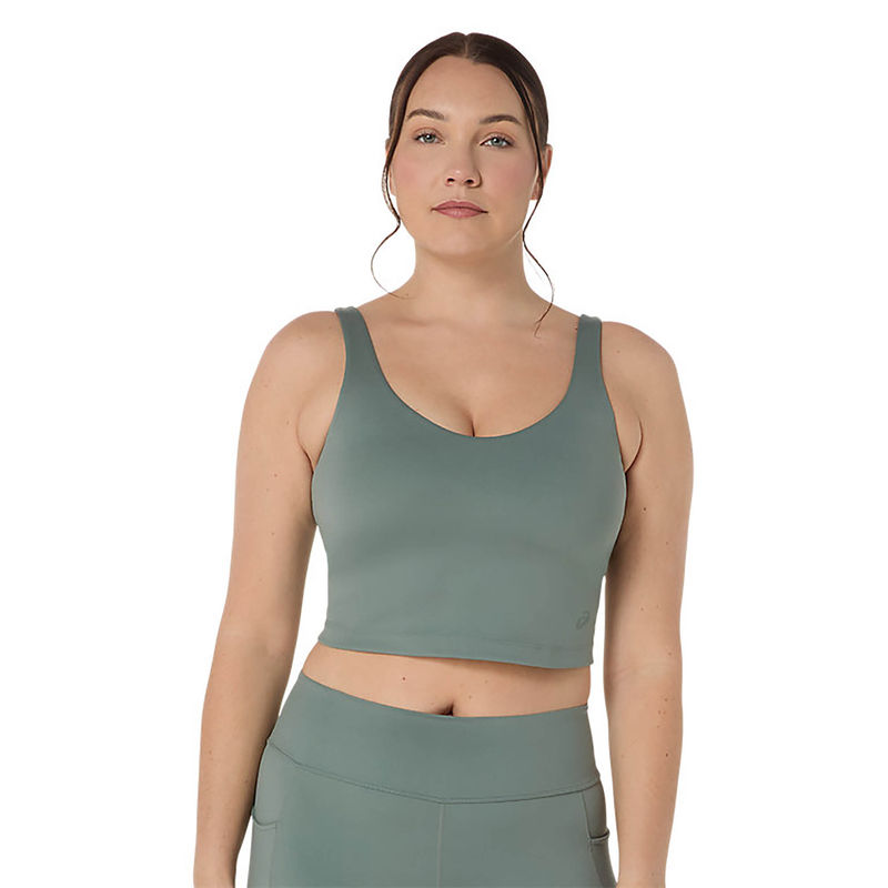 ASICS Monument Green Nagino Flex Bra Top (S)
