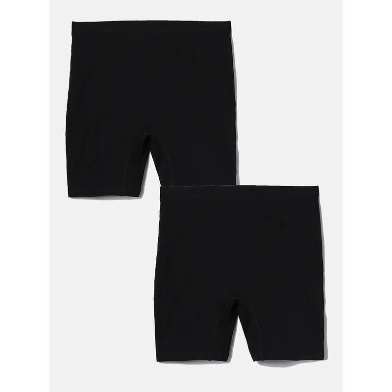 mackly Womens Solid Inner Shorts (Pack of 2) (4XL)