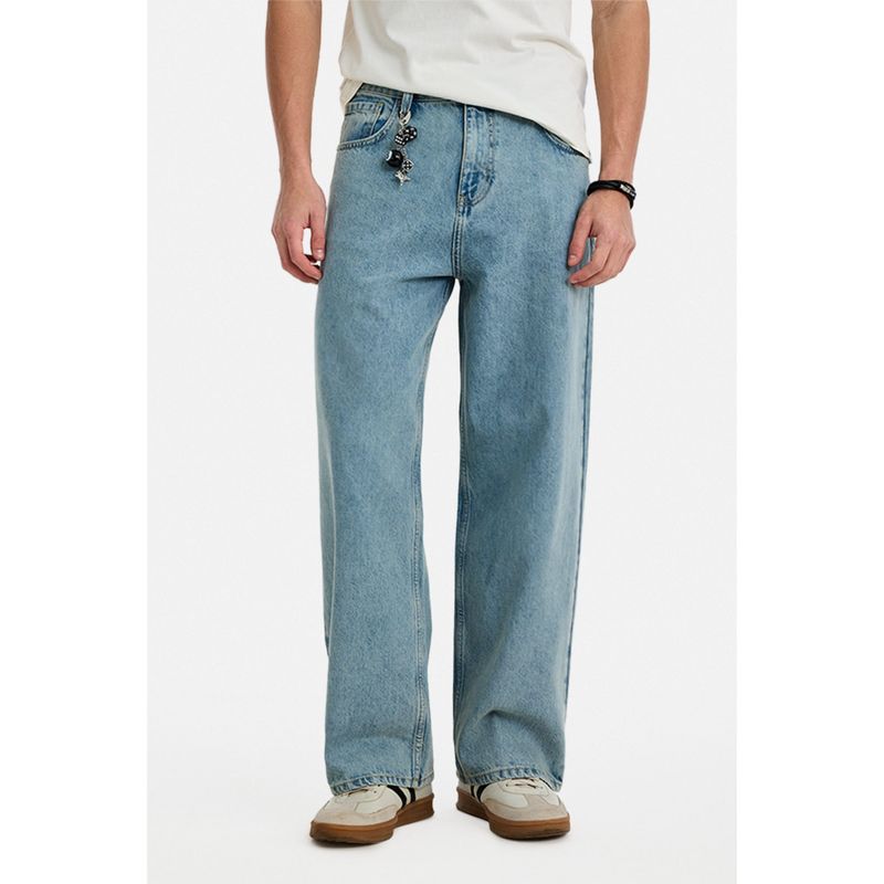 Snitch Men Blue Cotton Jeans (34)