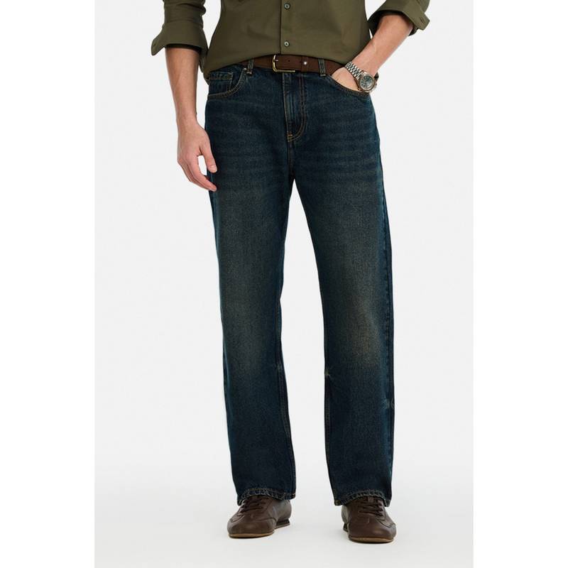 Snitch Men Blue Cotton Jeans - Image 1