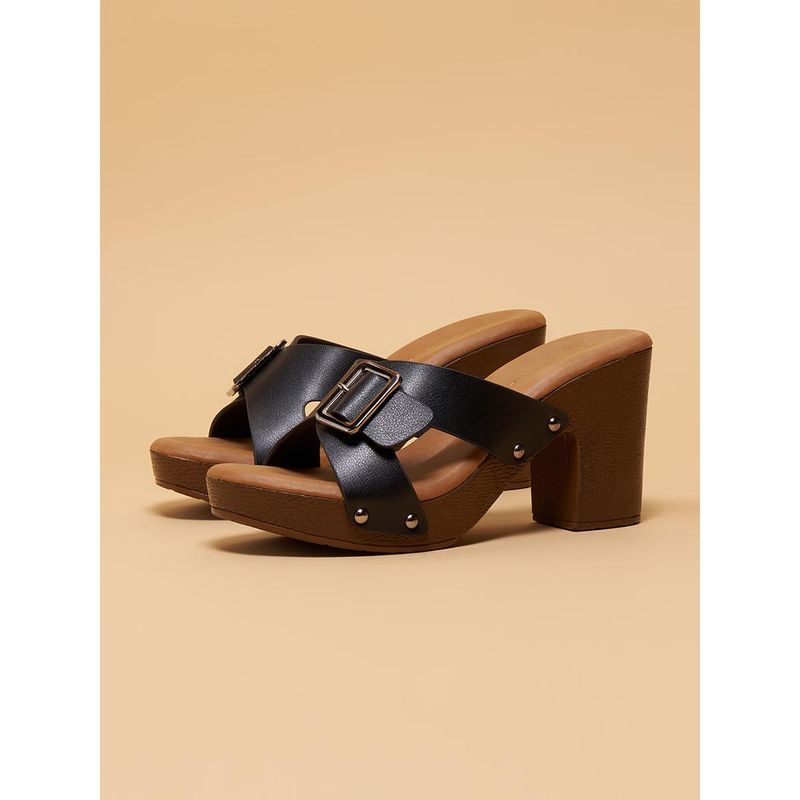 Eridani Bailey Buckle Heels Black (EURO 37)