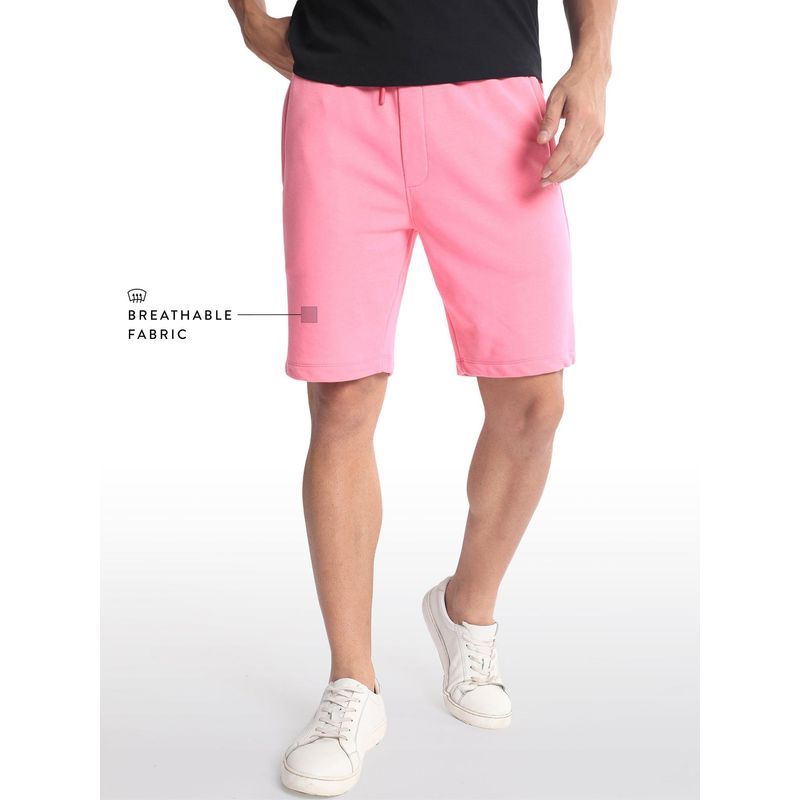 Rare Rabbit Abbys Flouroscent Pink Shorts (L)