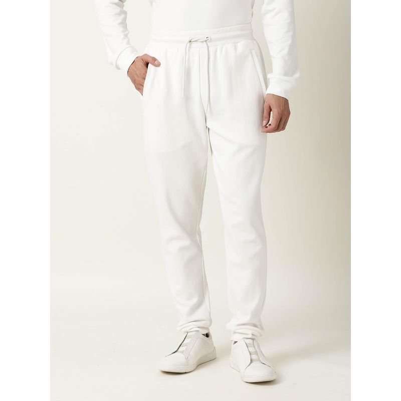 Rare Rabbit Adda Primary Off White Track Pant (30)