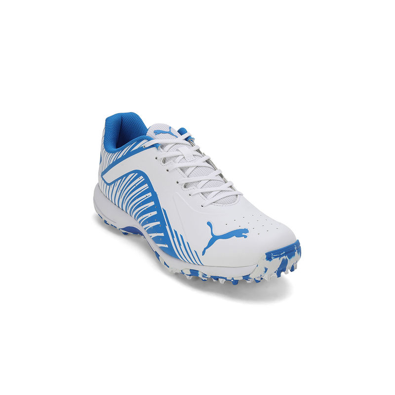 Puma 22 Fh Rubber Men White Cricket Shoes (UK 8)