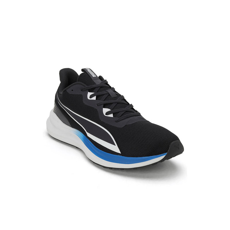 Puma Exotine 2.0 Men Black Blue Running Shoes (UK 8)