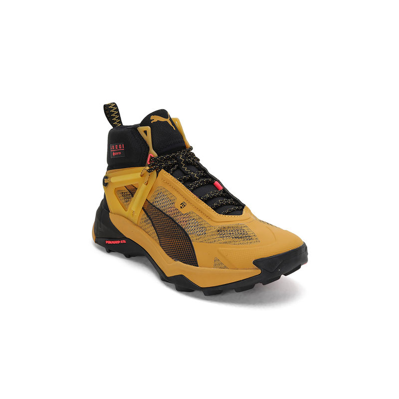 Buy Puma Explore Nitro Mid Gtx Men Yellow Hiking Shoes Online