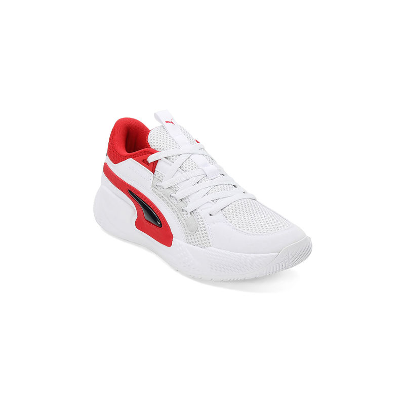 Puma Court Rider Chaos Team Unisex White Basketball Shoes