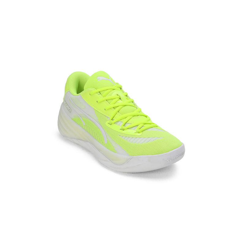 Puma All-Pro Nitro Unisex Green Basketball Shoes (UK 6)