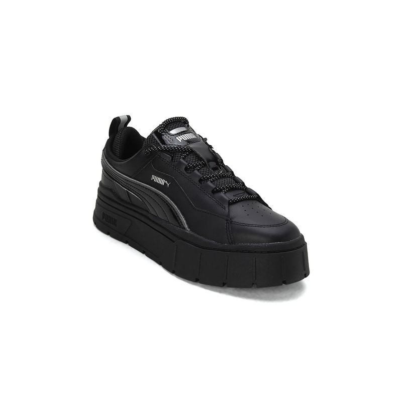 Buy Puma Mayze Stack Xpl Bm Art Women Black Sneakers Online