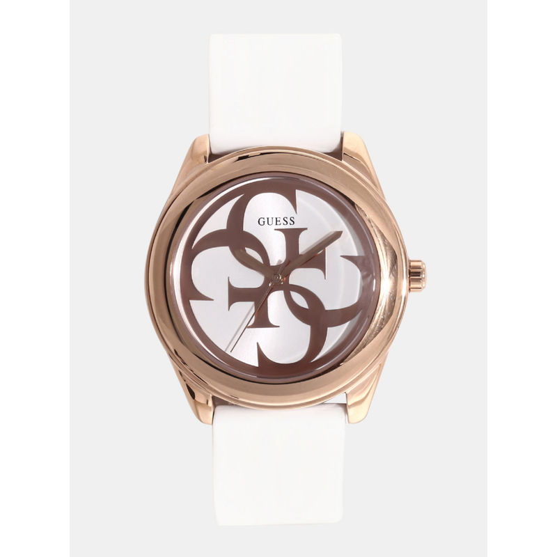 Buy Guess W0911L5 Round White Dial Analog Watch Online