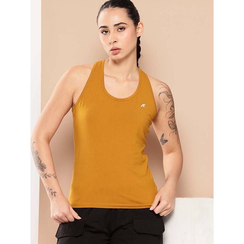 Alcis Women Yellow Tank (XS)