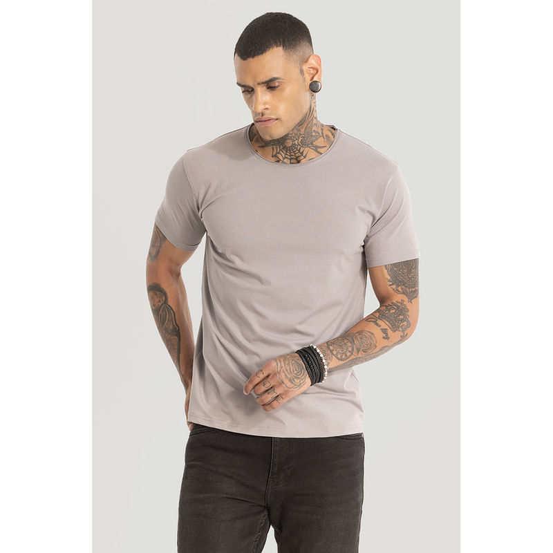 Snitch Raw Edge Grey T-Shirt (M)
