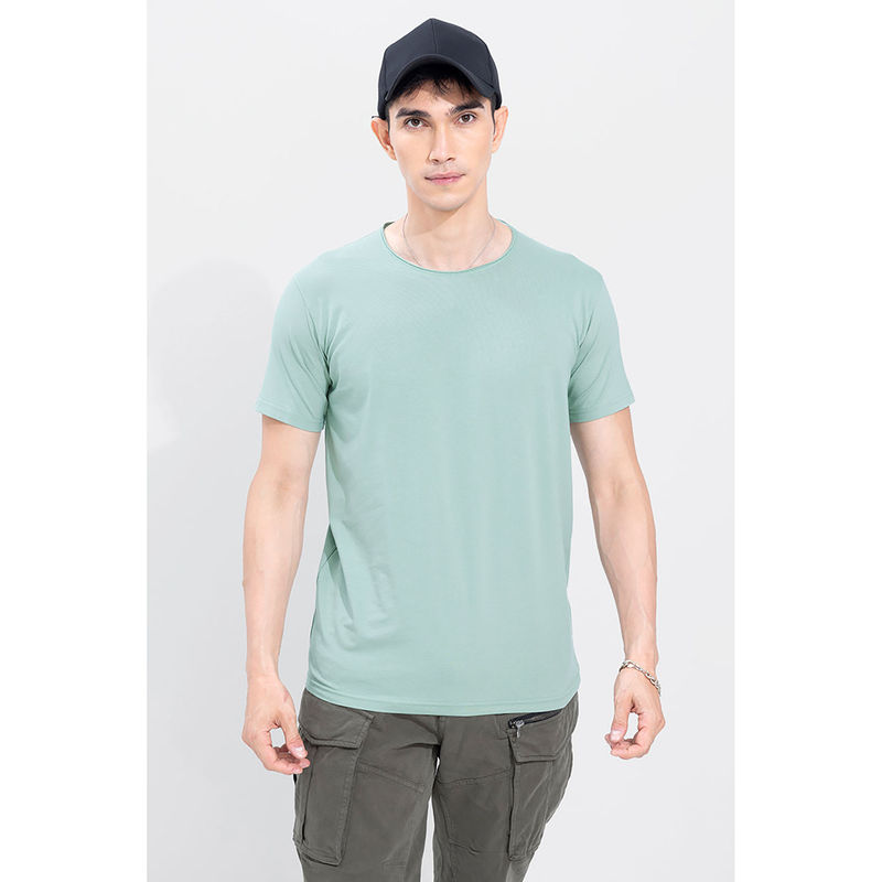 Snitch Raw Edge Mint Green T-Shirt (S)