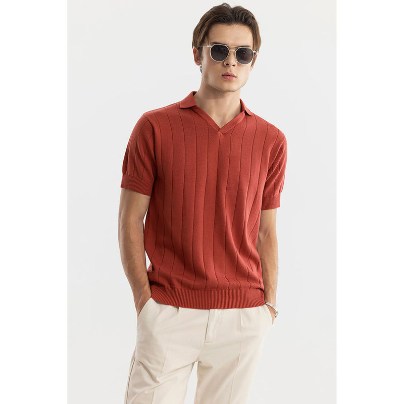 Snitch Nordic Orange Polo T-Shirt (L)