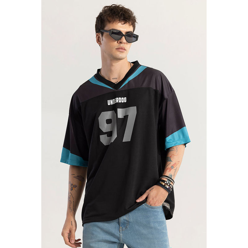 Snitch Underdog Black Oversized T-Shirt (L)