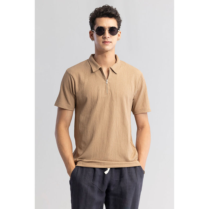 Snitch Pinnacle Brown Polo T-Shirt (S)