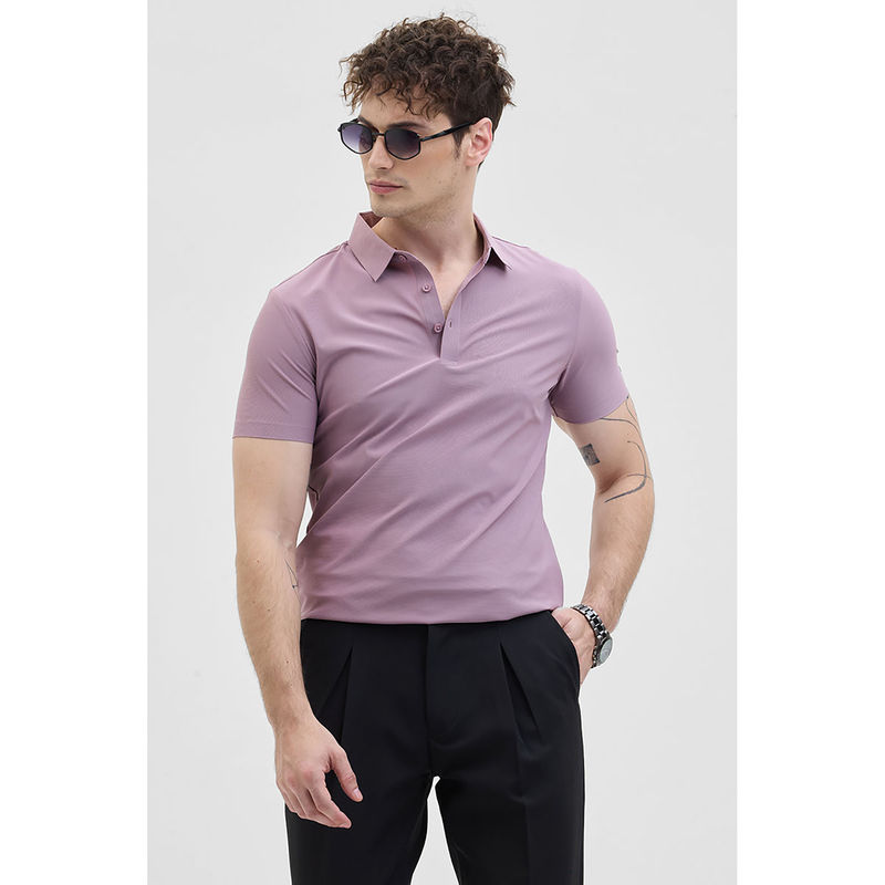 Snitch Purple Technical Stitchless Polo T-Shirt (L)