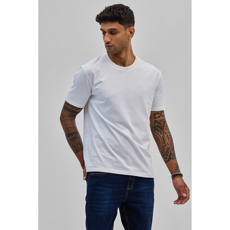 Snitch The Greatest White Slim Fit T-Shirt (L)