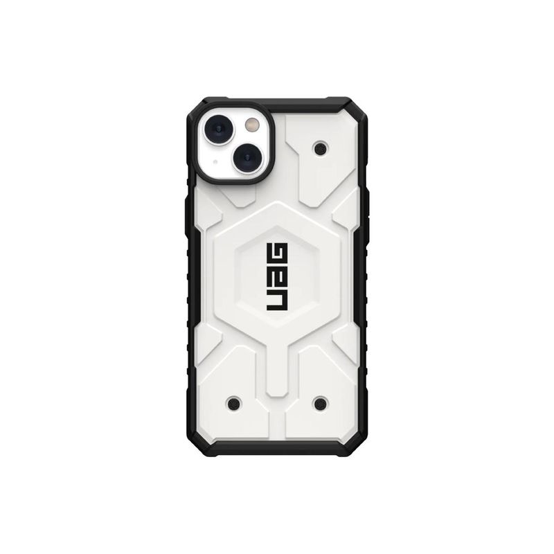 Treemoda Premium White Magnetic Mag-Safe Slim Fit Rugged Protective Case (iPhone 15)