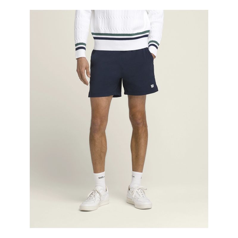 Wilson Men Navy Blue Volleyball Shorts Sports Training Gym Activewear Shorts (XL)