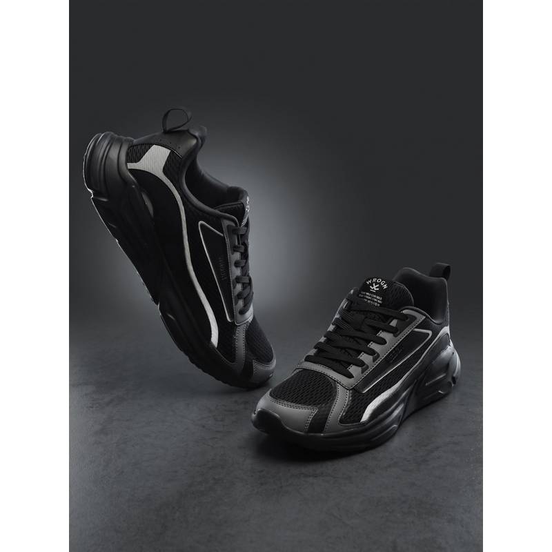 WROGN Women Highball Carbon Drift Black Running Shoes (UK 6)