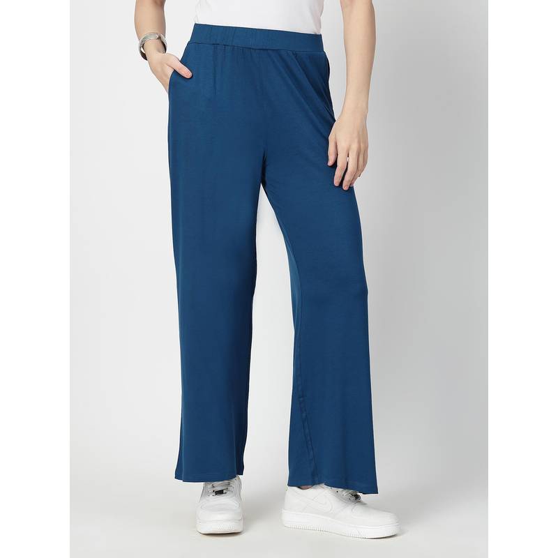 Zelena Deep Teal Viscose Lycra Maternity Pyjama (M)