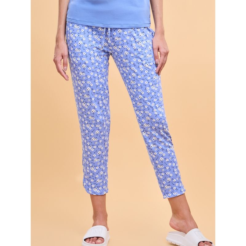 Enamor Mid Rise Shop In Pants 7/8th Length Drawstring Relaxed Fit Soft 4 Way Stretch E048 (S)