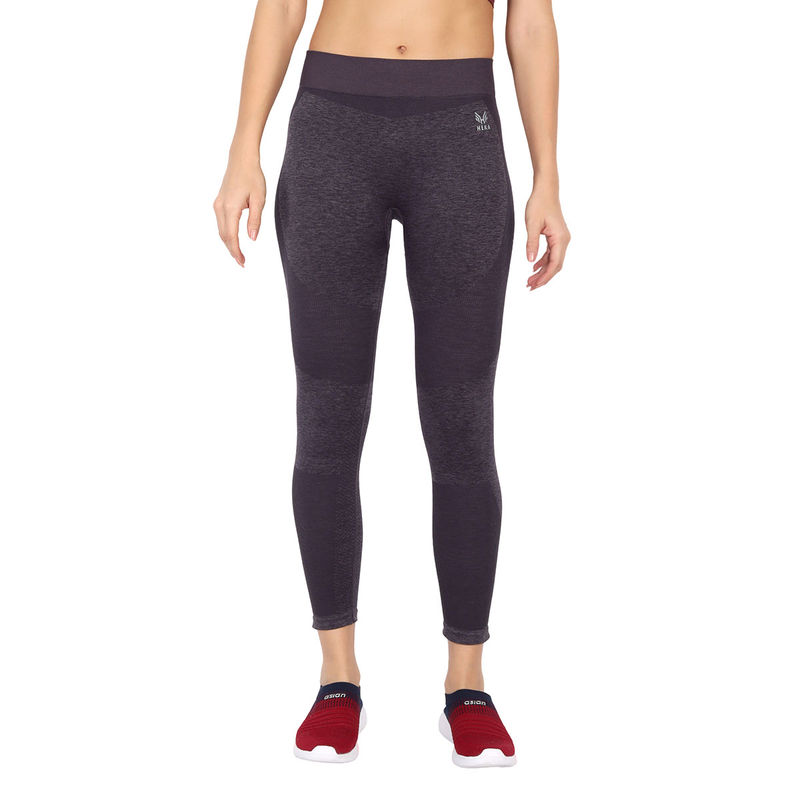 Heka Breathable Dry & Comfort Fit Fulgar Knitted Active Seamless Tights Kelly Grey (S)