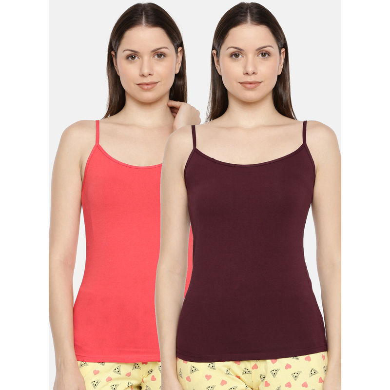 Slumber Jill Essential Camisole Pack of 2 - Multi-Color (S)
