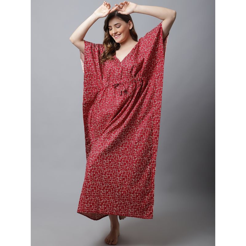 Cotton best sale kaftan nighty