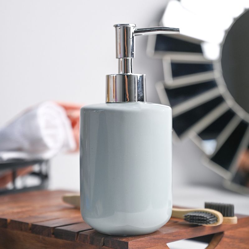 Buy Voncasa Light Blue Soap Dispenser for Bathroom 350ml Online
