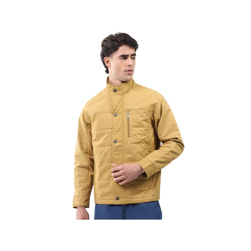 Monte Carlo Men Collar Full Sleeve Yellow Jacket (2XL)