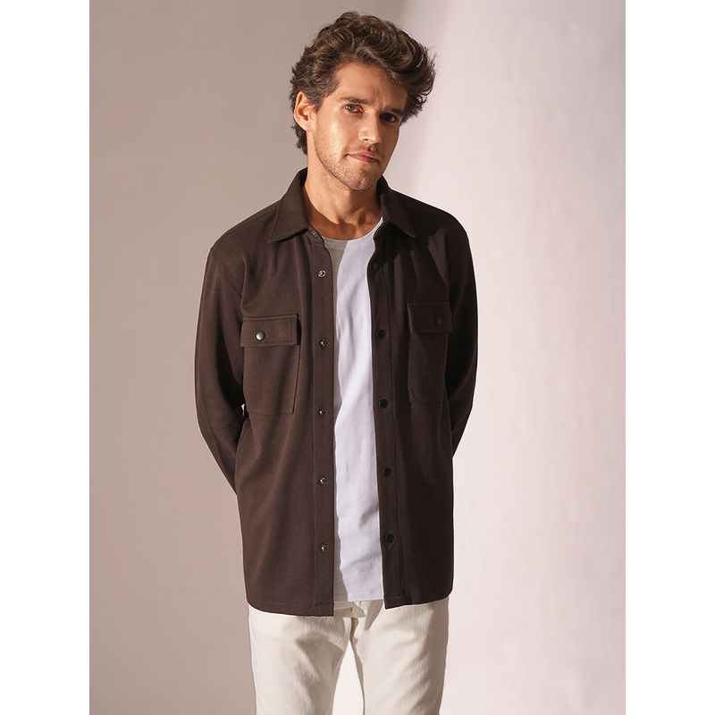 Selected Brown Organic Cotton Classic Bomber Jacket (2XL)