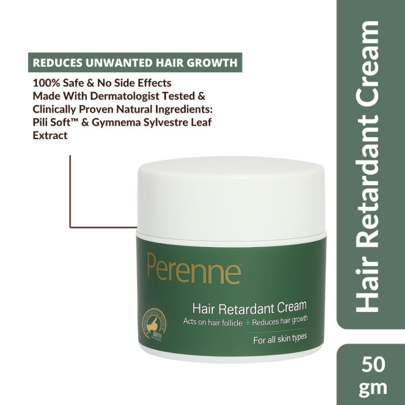 Perenne Hair Retardant Cream for Reducing Facial And Body Hair