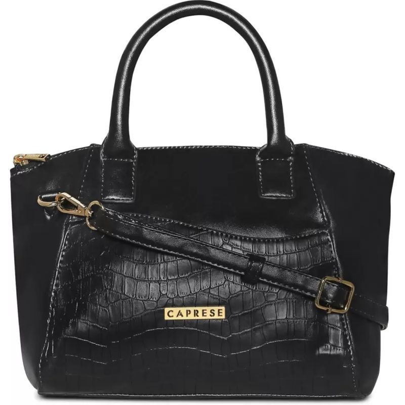 Caprese black solid handheld bag cheap