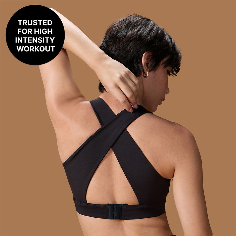 Kica Crostini™ Full Coverage Sports Bra - High-Impact Support & Quick-Dry KICASKN™ Fabric (XL)